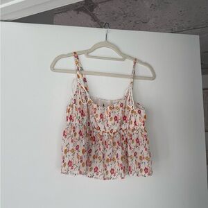 Floral Flowy Tank Top